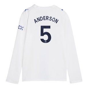 2026-2027 Man City Third Long Sleeve Shirt (Kids) (Anderson 5)