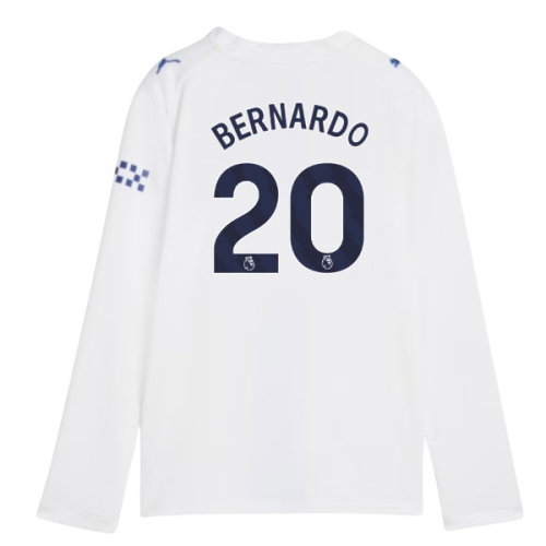 2026-2027 Man City Third Long Sleeve Shirt (Kids) (Bernardo 20)