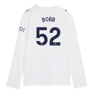 2026-2027 Man City Third Long Sleeve Shirt (Kids) (Bobb 52)