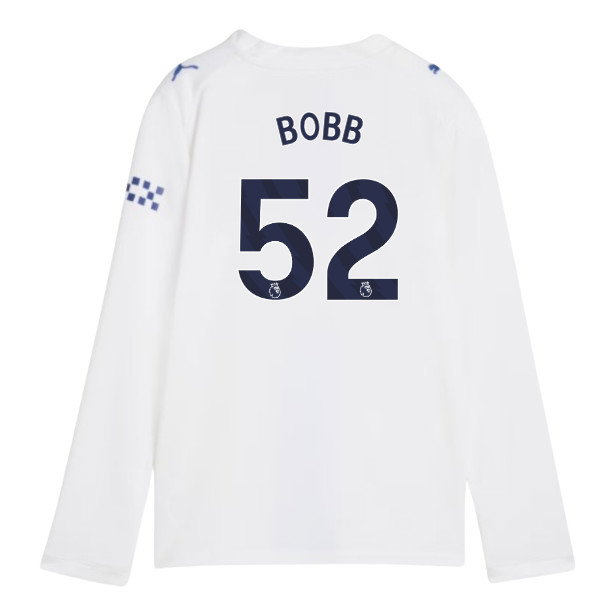 2026-2027 Man City Third Long Sleeve Shirt (Kids) (Bobb 52)