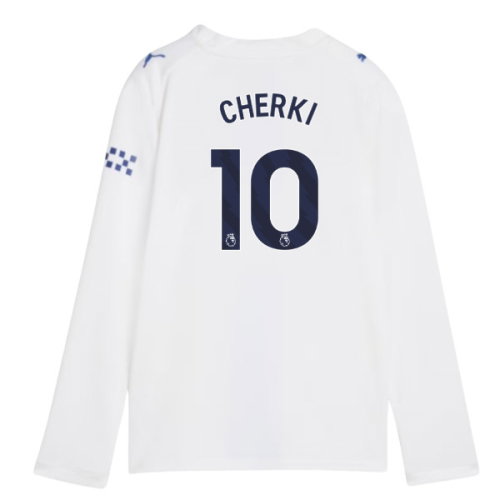 2026-2027 Man City Third Long Sleeve Shirt (Kids) (Cherki 10)