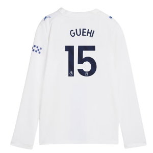 2026-2027 Man City Third Long Sleeve Shirt (Kids) (Guehi 15)