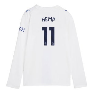 2026-2027 Man City Third Long Sleeve Shirt (Kids) (Hemp 11)