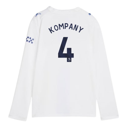 2026-2027 Man City Third Long Sleeve Shirt (Kids) (Kompany 4)