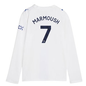 2026-2027 Man City Third Long Sleeve Shirt (Kids) (Marmoush 7)