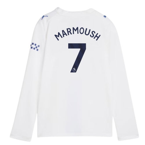 2026-2027 Man City Third Long Sleeve Shirt (Kids) (Marmoush 7)