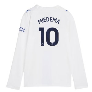 2026-2027 Man City Third Long Sleeve Shirt (Kids) (Miedema 10)
