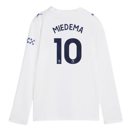 2026-2027 Man City Third Long Sleeve Shirt (Kids) (Miedema 10)