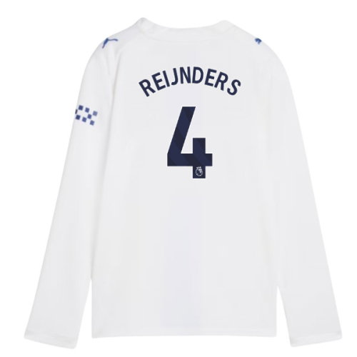 2026-2027 Man City Third Long Sleeve Shirt (Kids) (Reijnders 4)