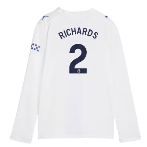 2026-2027 Man City Third Long Sleeve Shirt (Kids) (Richards 2)