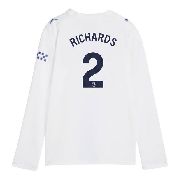 2026-2027 Man City Third Long Sleeve Shirt (Kids) (Richards 2)