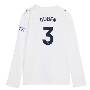 2026-2027 Man City Third Long Sleeve Shirt (Kids) (Ruben 3)