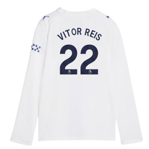 2026-2027 Man City Third Long Sleeve Shirt (Kids) (Vitor Reis 22)