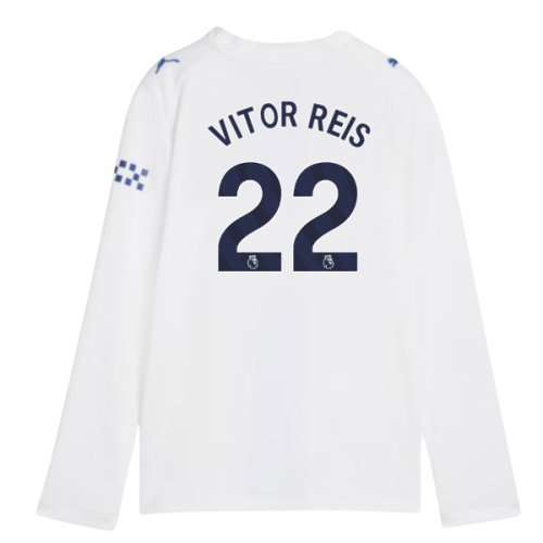 2026-2027 Man City Third Long Sleeve Shirt (Kids) (Vitor Reis 22)