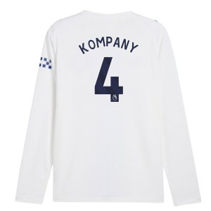 2026-2027 Man City Third Long Sleeve Shirt (Kompany 4)