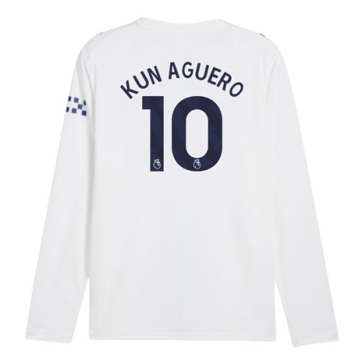 2026-2027 Man City Third Long Sleeve Shirt (Kun Aguero 10)