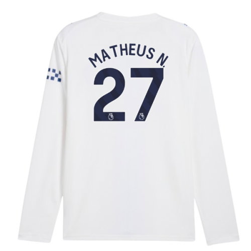 2026-2027 Man City Third Long Sleeve Shirt (Matheus N. 27)