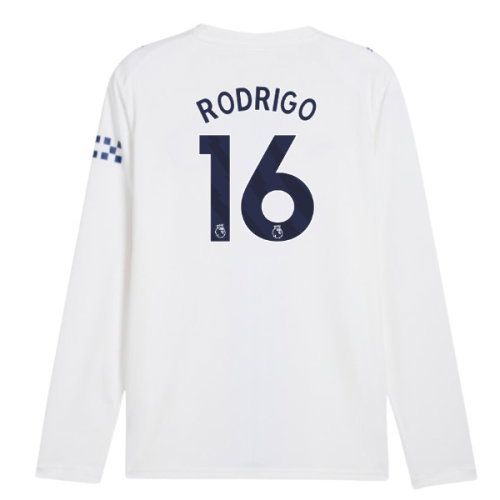 2026-2027 Man City Third Long Sleeve Shirt (Rodrigo 16)