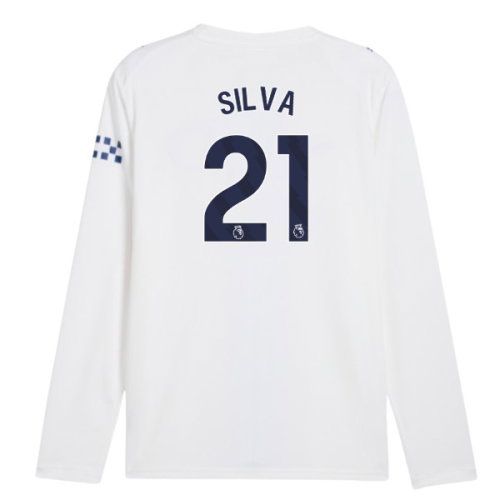 2026-2027 Man City Third Long Sleeve Shirt (Silva 21)