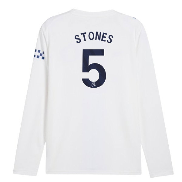 2026-2027 Man City Third Long Sleeve Shirt (Stones 5)