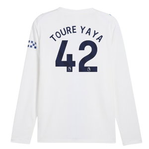 2026-2027 Man City Third Long Sleeve Shirt (Toure Yaya 42)