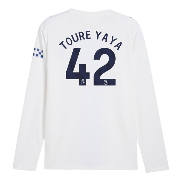2026-2027 Man City Third Long Sleeve Shirt (Toure Yaya 42)