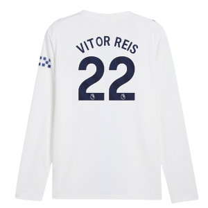 2026-2027 Man City Third Long Sleeve Shirt (Vitor Reis 22)