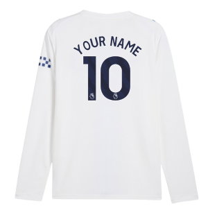 2026-2027 Man City Third Long Sleeve Shirt (Your Name)