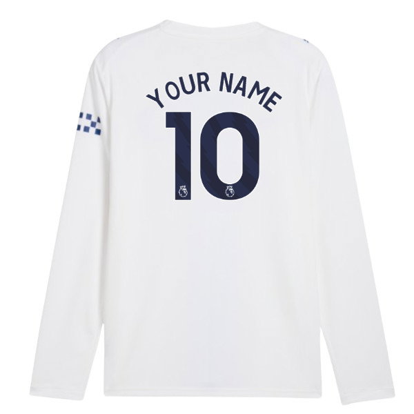 2026-2027 Man City Third Long Sleeve Shirt (Your Name)