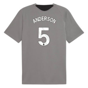 2026-2027 Man City Training Jersey (Cast Iron) (Anderson 5)