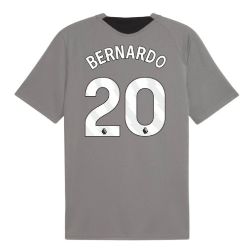 2026-2027 Man City Training Jersey (Cast Iron) (Bernardo 20)