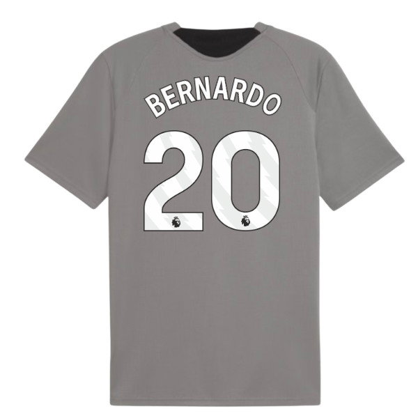 2026-2027 Man City Training Jersey (Cast Iron) (Bernardo 20)