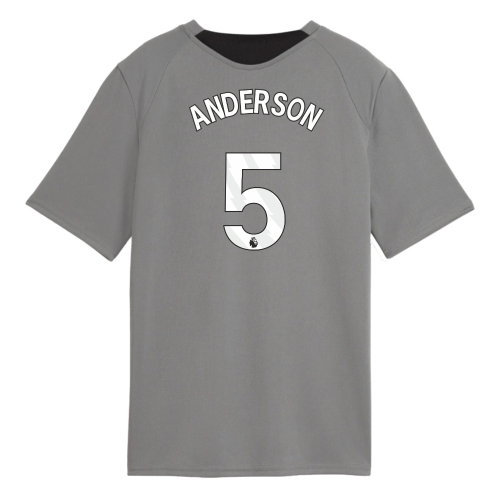 2026-2027 Man City Training Jersey (Cast Iron) - Kids (Anderson 5)