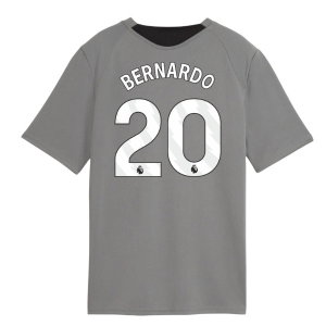 2026-2027 Man City Training Jersey (Cast Iron) - Kids (Bernardo 20)