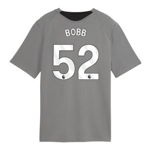 2026-2027 Man City Training Jersey (Cast Iron) - Kids (Bobb 52)