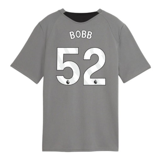 2026-2027 Man City Training Jersey (Cast Iron) - Kids (Bobb 52)