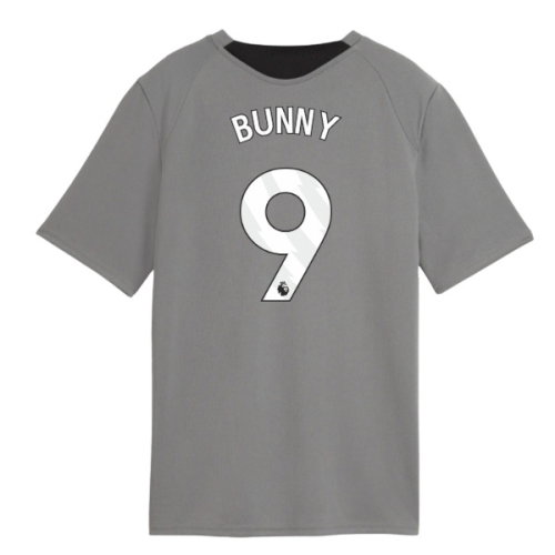 2026-2027 Man City Training Jersey (Cast Iron) - Kids (Bunny 9)