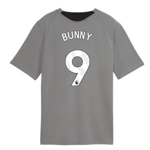2026-2027 Man City Training Jersey (Cast Iron) - Kids (Bunny 9)