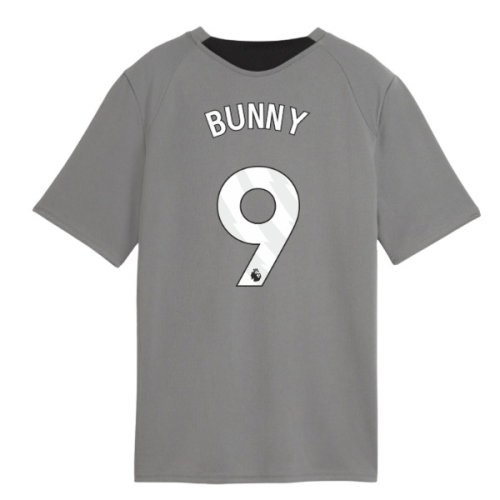 2026-2027 Man City Training Jersey (Cast Iron) - Kids (Bunny 9)