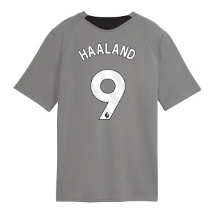 2026-2027 Man City Training Jersey (Cast Iron) - Kids (Haaland 9)