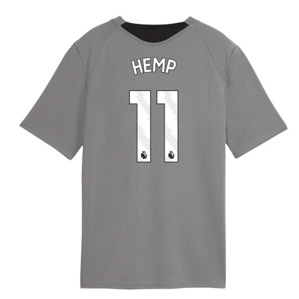 2026-2027 Man City Training Jersey (Cast Iron) - Kids (Hemp 11)