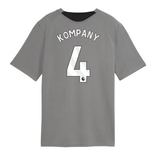2026-2027 Man City Training Jersey (Cast Iron) - Kids (Kompany 4)