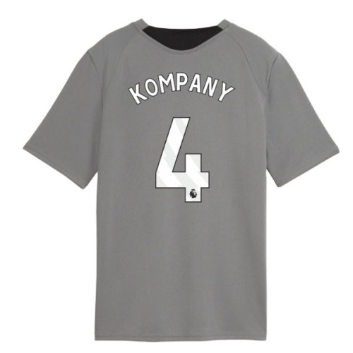 2026-2027 Man City Training Jersey (Cast Iron) - Kids (Kompany 4)