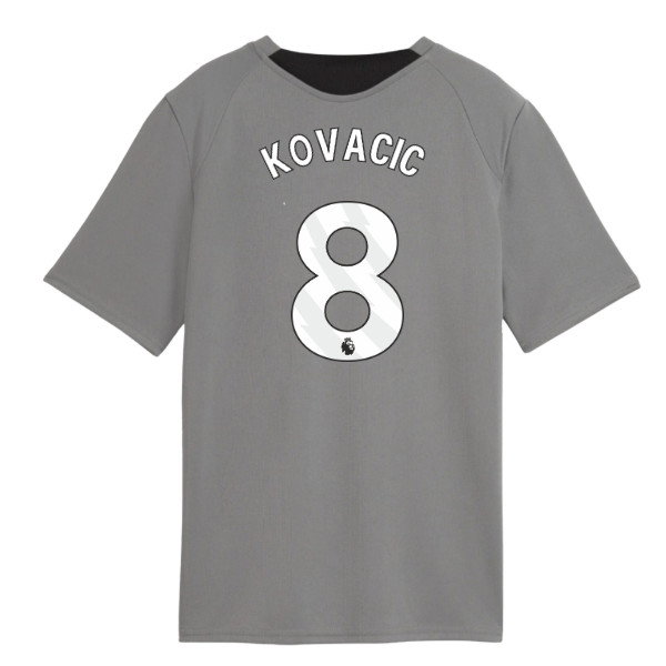 2026-2027 Man City Training Jersey (Cast Iron) - Kids (Kovacic 8)