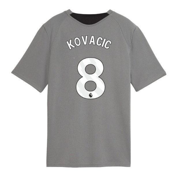 2026-2027 Man City Training Jersey (Cast Iron) - Kids (Kovacic 8)
