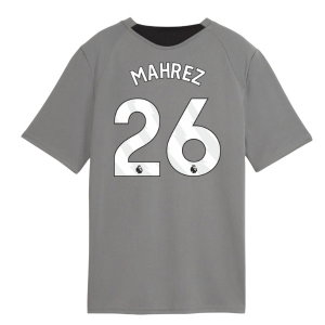 2026-2027 Man City Training Jersey (Cast Iron) - Kids (Mahrez 26)