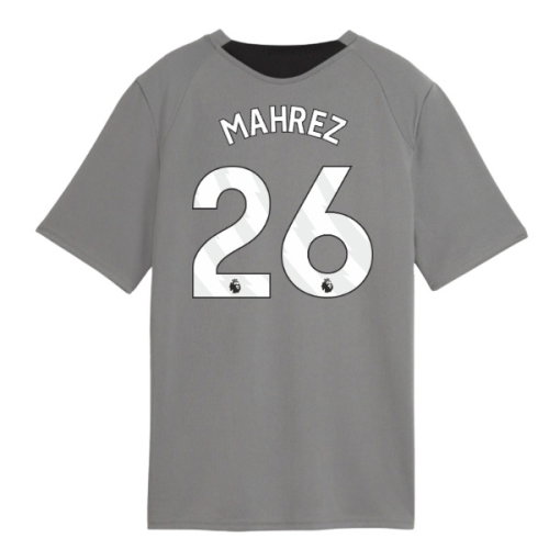 2026-2027 Man City Training Jersey (Cast Iron) - Kids (Mahrez 26)