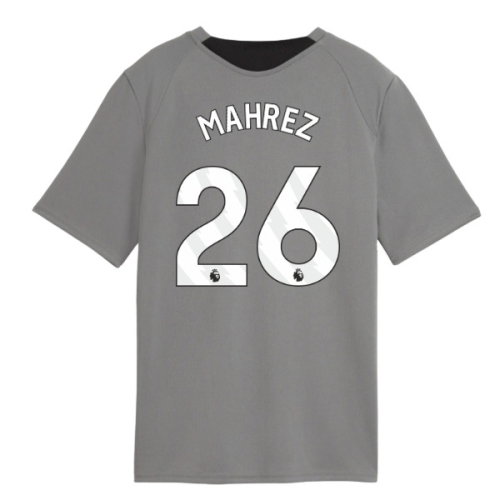 2026-2027 Man City Training Jersey (Cast Iron) - Kids (Mahrez 26)