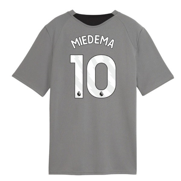 2026-2027 Man City Training Jersey (Cast Iron) - Kids (Miedema 10)