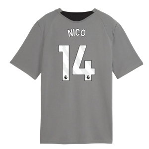 2026-2027 Man City Training Jersey (Cast Iron) - Kids (Nico 14)